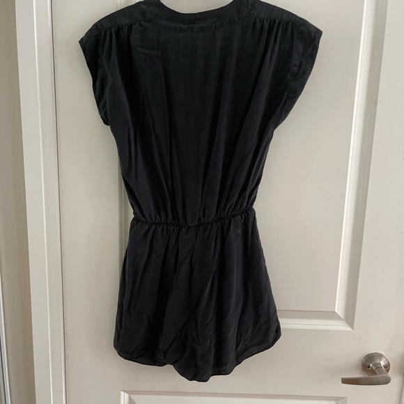 Aritzia 100% silk black romper - size XS - Picture 2 of 2